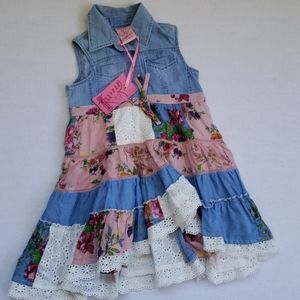 NEW Chambray Boho Dress Cutey Couture